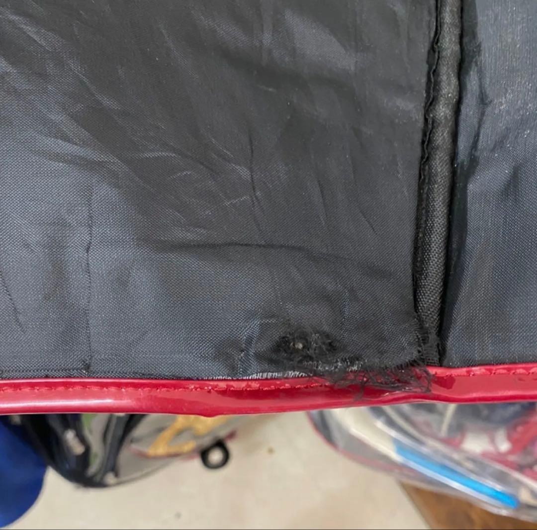 advisor ロゴ入 龍デザイン エナメルキャディバッグ 黒金 中古