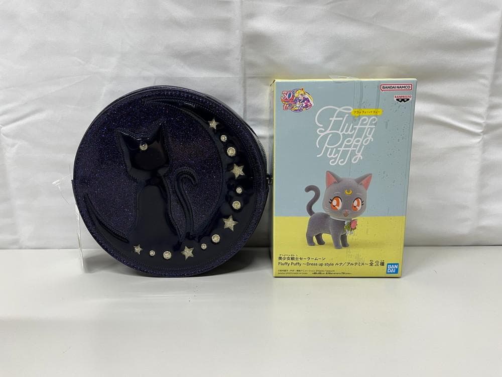 ◆美少女戦士セーラームーン ルナショルダーバッグ フィギュア２点セット09272