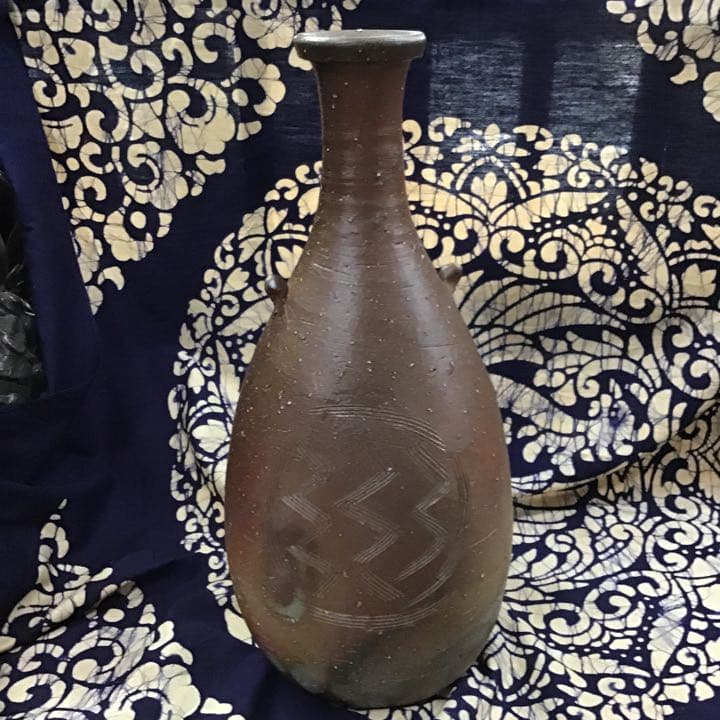 人間国宝藤原雄作陶の壺父藤原啓人間国宝特別出品です‼️