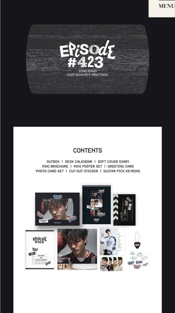 ソンガンシーグリ SONG KANG 2025 日本限定トレカ付き　全て未開封❗