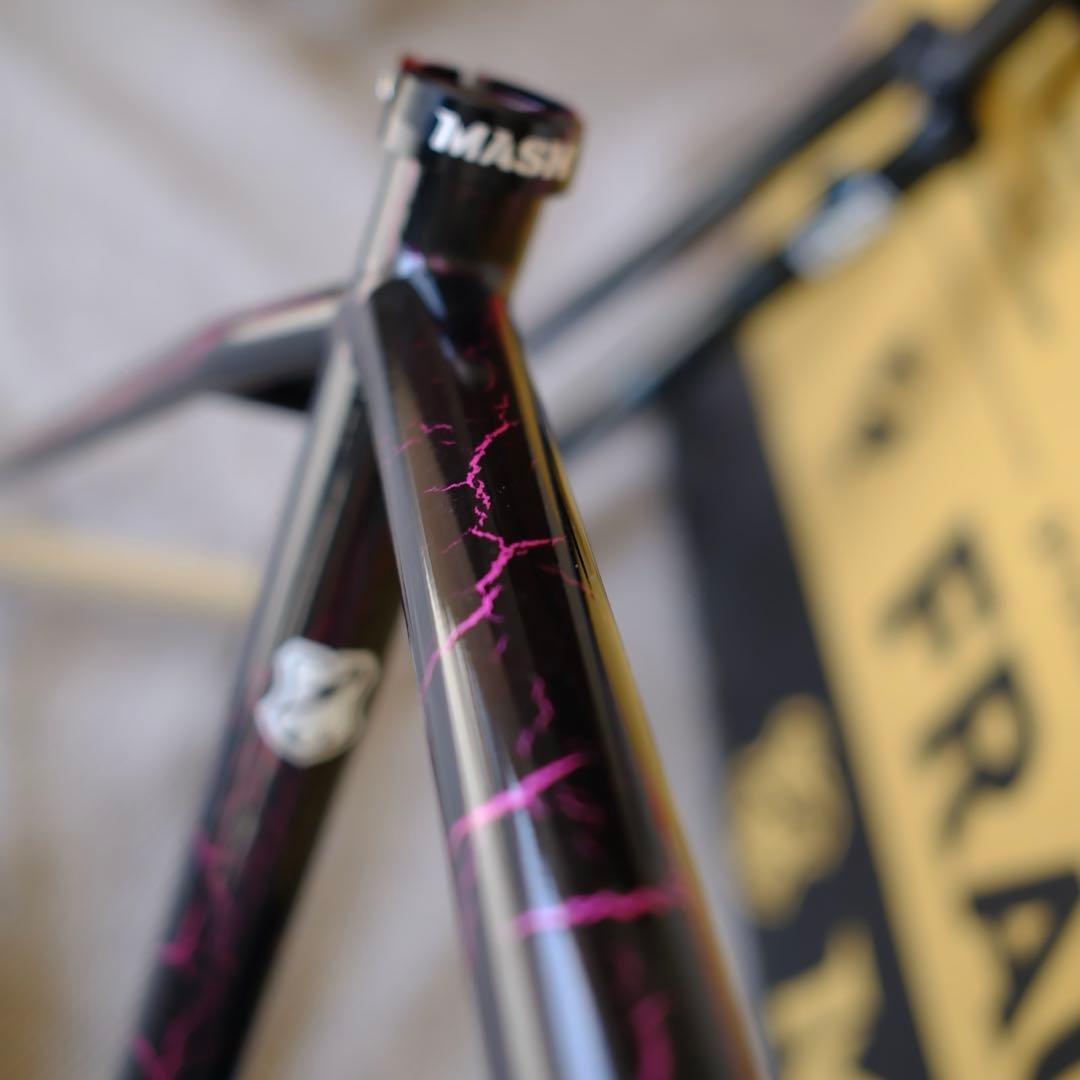 MASH フレーム ALL ROAD BLACK RAINBOW XS