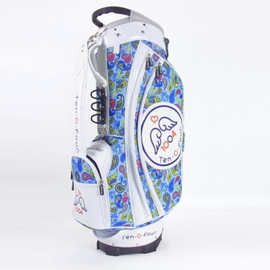 キャディバッグ Ten-O-Four 1004 ペイズリー柄 ゴルフバッグ