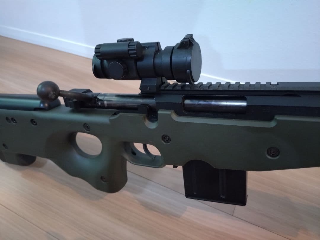 東京マルイ　L96 オリーブドラブ　東京マルイレッドドットサイト＆バイポッド付き