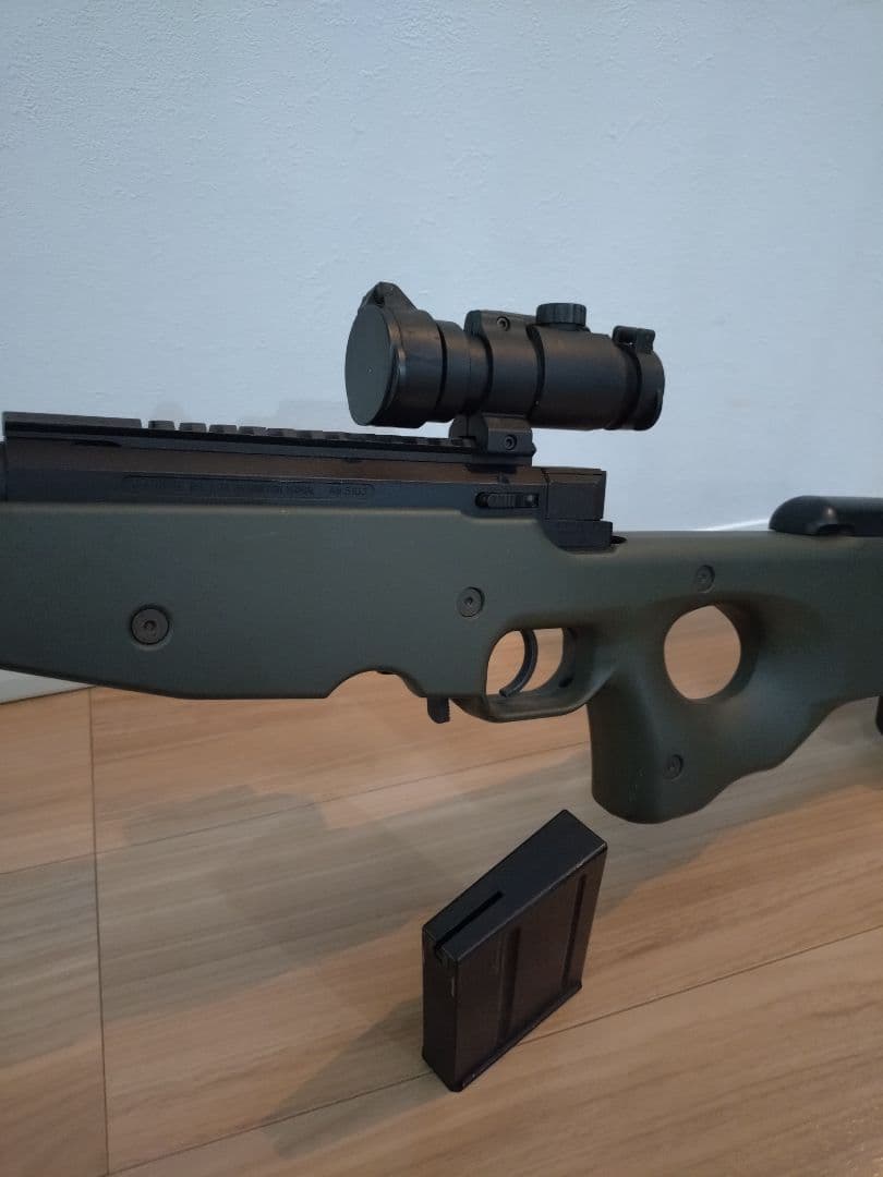 東京マルイ　L96 オリーブドラブ　東京マルイレッドドットサイト＆バイポッド付き