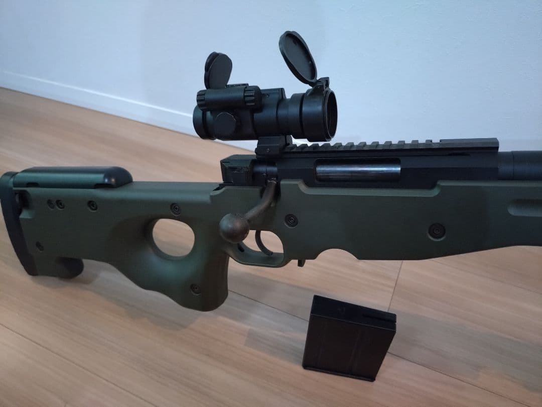 東京マルイ　L96 オリーブドラブ　東京マルイレッドドットサイト＆バイポッド付き