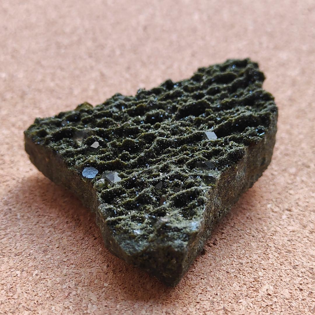 トルコ産エピドート&水晶　天然石 鉱物 原石