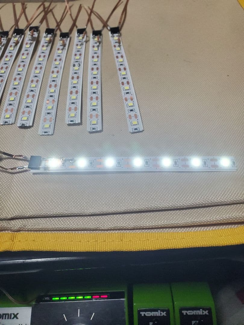 nゲージ室内灯5VテープLED白色　50本 覇王さん専用