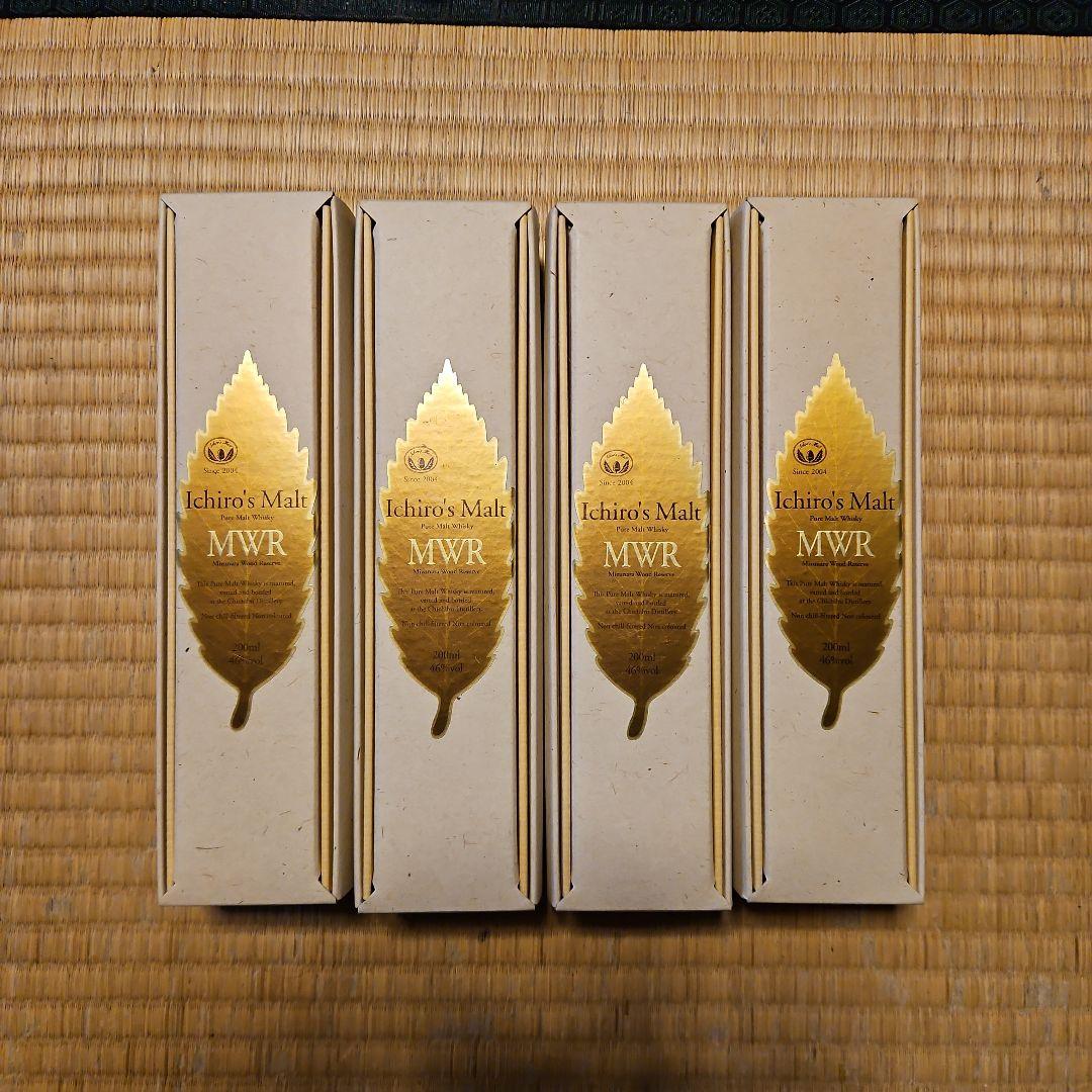 Ichiro's Malt MWR 200ml 46%　4本