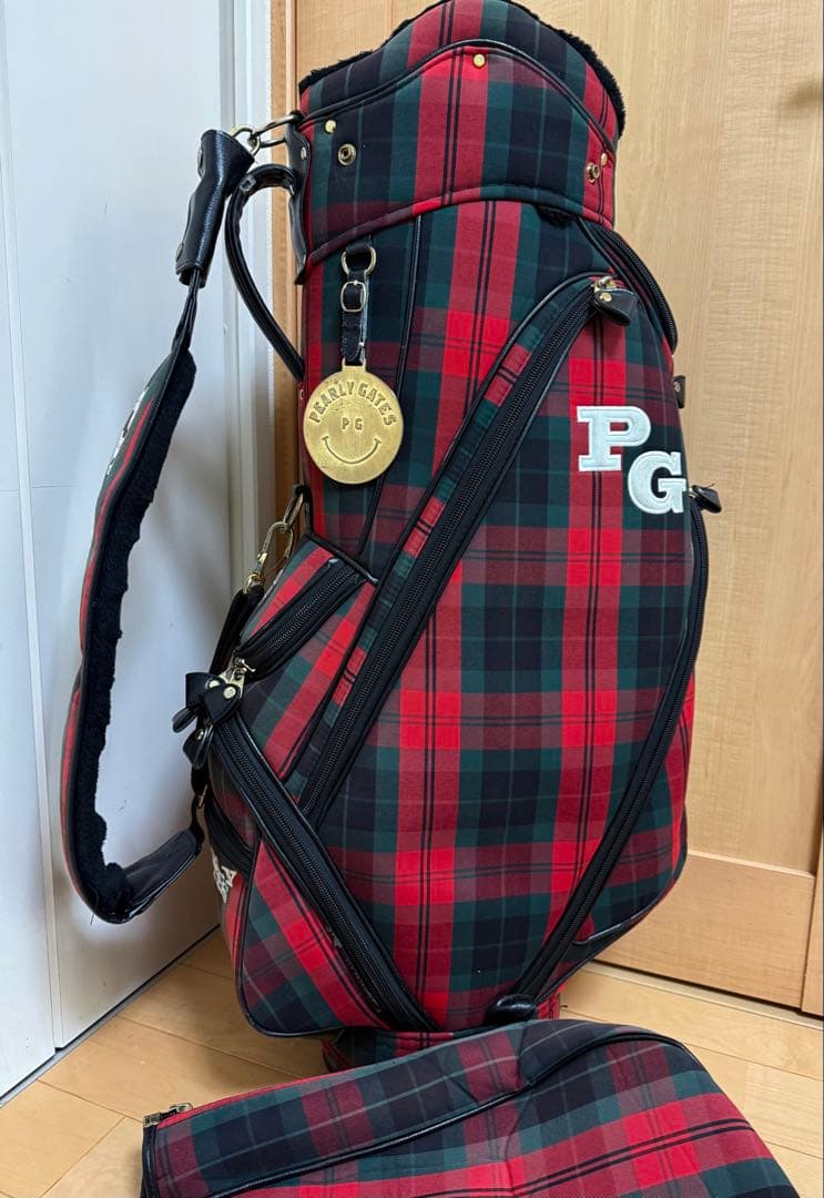 完売★パーリーゲイツ★キャディバッグ★ゴルフ★ゴルフバッグ★レア★チェック柄