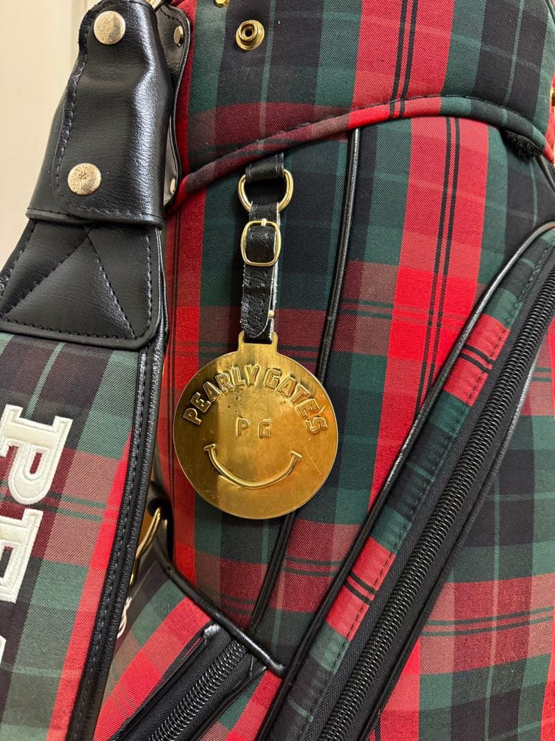 完売★パーリーゲイツ★キャディバッグ★ゴルフ★ゴルフバッグ★レア★チェック柄