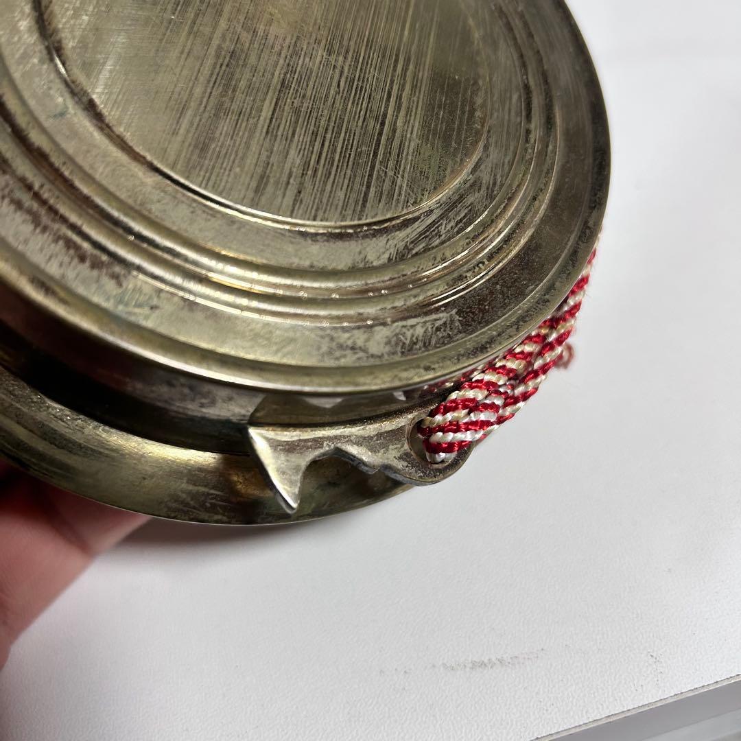 真鍮製 チャンチキ　鉦 かね ペア 神輿 囃子用 和楽器 直径12.2cm