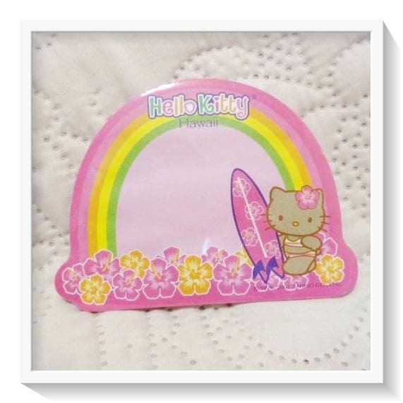 【新品未開封】激レア　日焼けキティ　ハワイ限定　メモ帳4冊