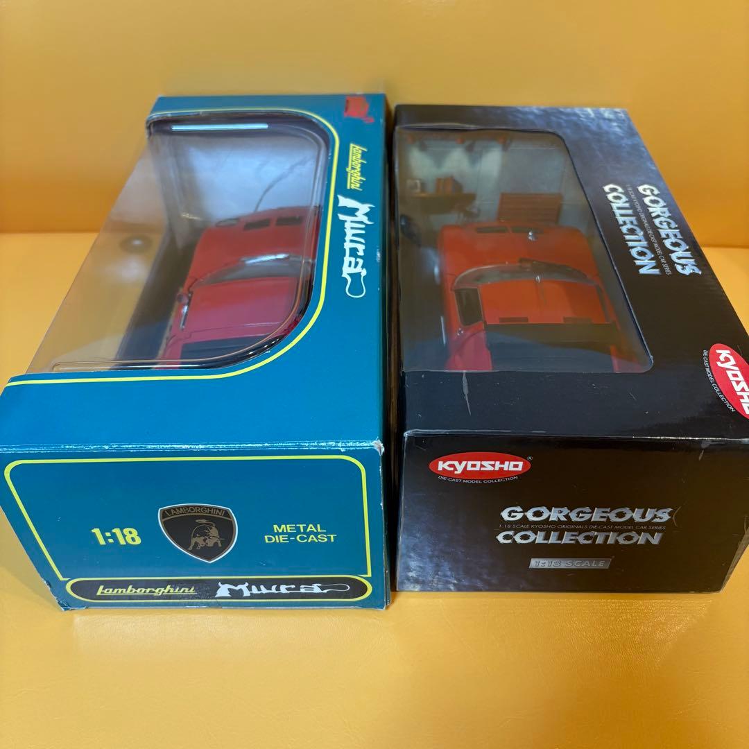 コンセプト企画 1/18 京商・イオタ、アンソン・ミウラ2台