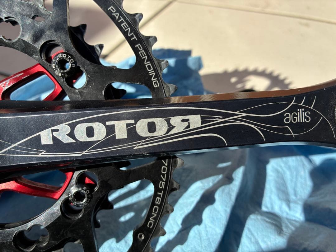 希少　rotor ローター　クランクセット