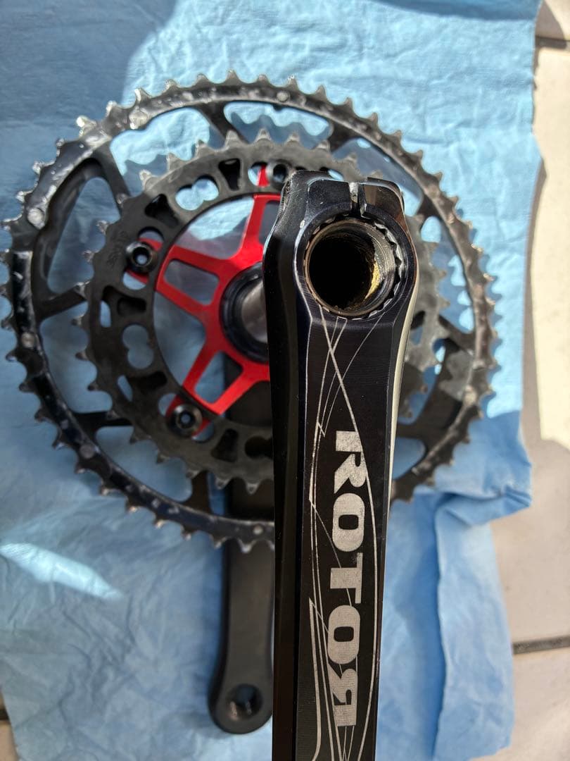 希少　rotor ローター　クランクセット