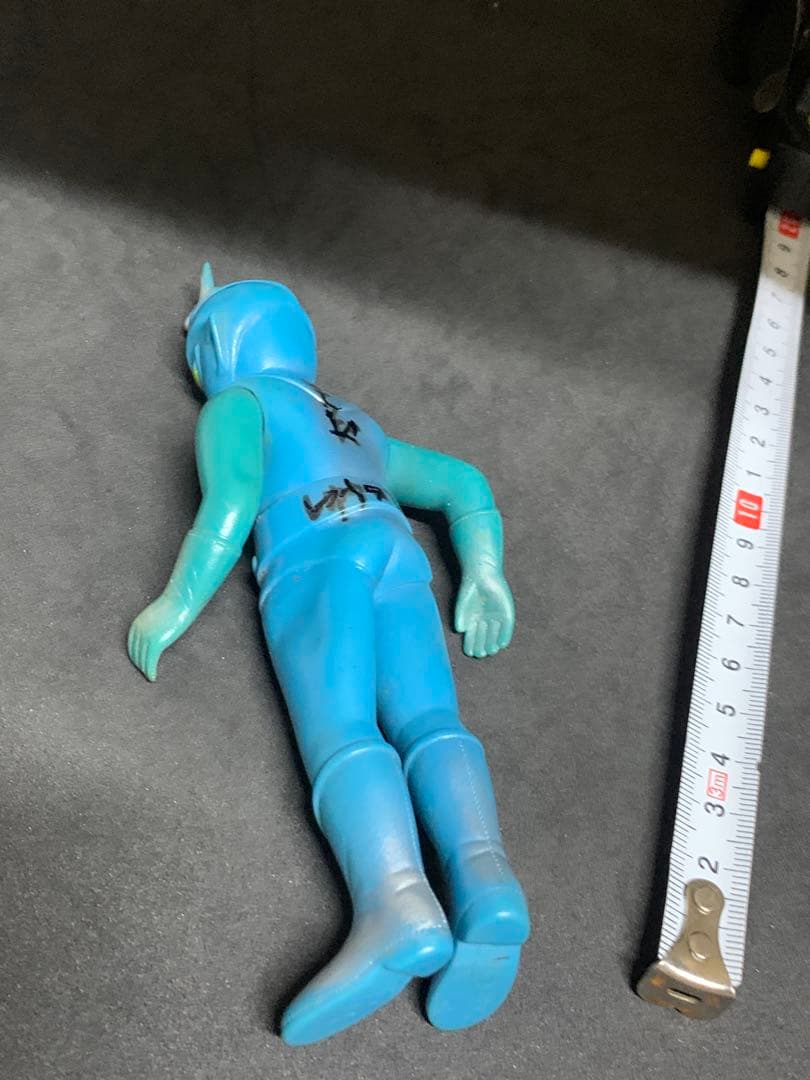 昭和レトロ　当時物　流星人間ゾーン　ソフビ　人形　ポピー