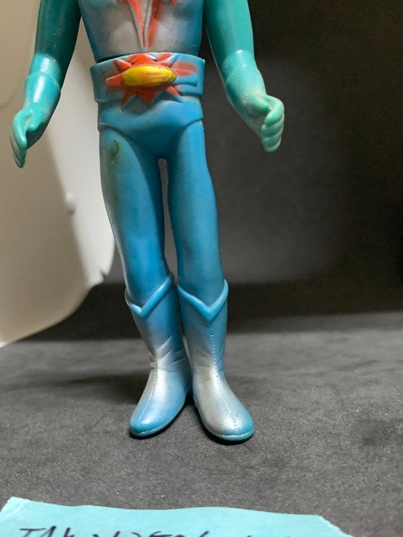 昭和レトロ　当時物　流星人間ゾーン　ソフビ　人形　ポピー