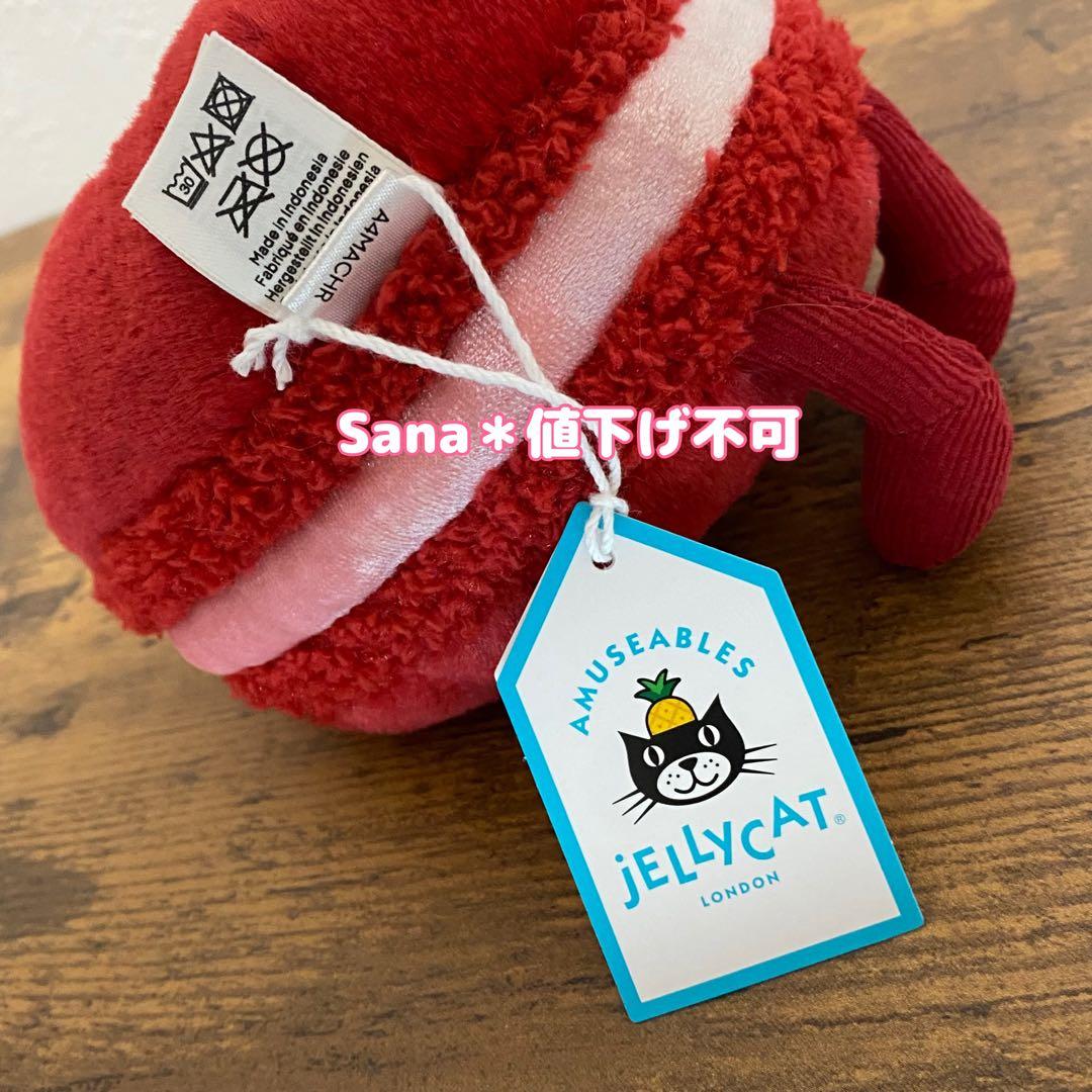 新品　ジェリーキャット　ハート　マカロン　赤　レッド　macaron スイーツ