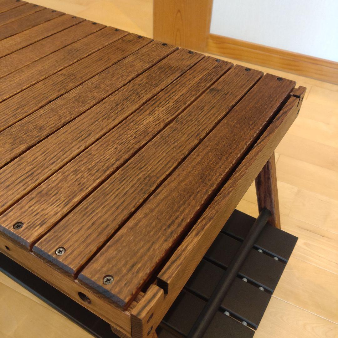 Black design ハレテーブル　One4別注　ブラックデザイン　下段付