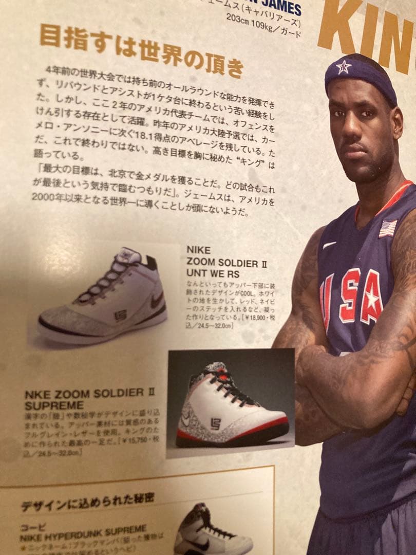 NIKE ZOOM SOLDIER Ⅱ SUPREME LEBRON