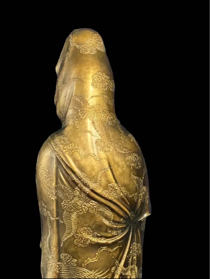 観音様　置物　アンティーク　レトロ　骨董