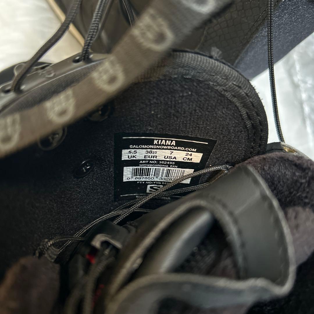 Salomon 女性用スノーボードブーツ ブラック