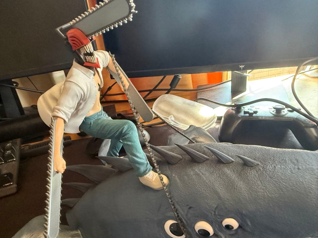 チェンソーマン 一番くじ ラストワン賞 チェンソーマン＆ビームフィギュア