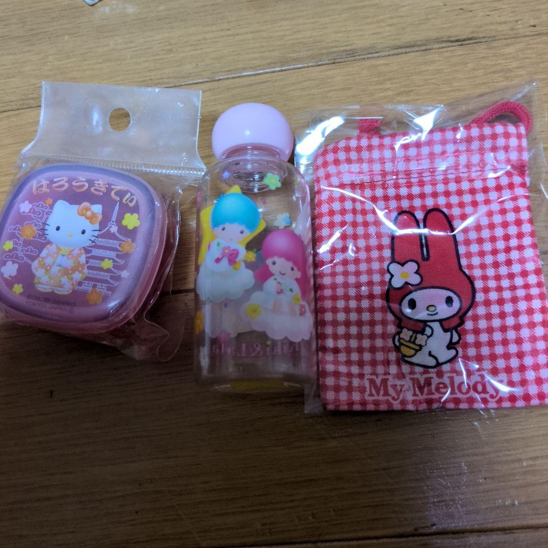 ハローキティ・マイメロディ ストラップセット