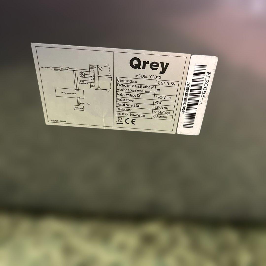 キューレイ　Qrey YCD12 車載冷蔵庫