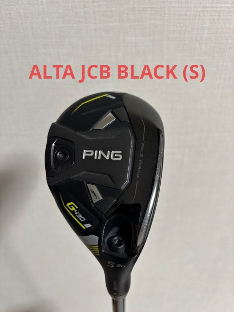PING G430 U5 26度 ALTA JCB BLACK(S)