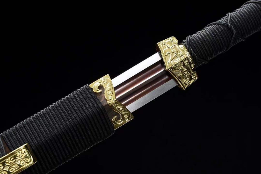 金色の赤壁剣20230560古兵器 武具　刀装具　日本刀　模造刀 居合刀