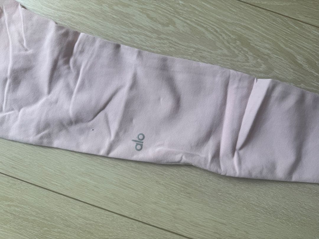 alo ピンク スポーツブラS＆レギンス XS 定価3万以上