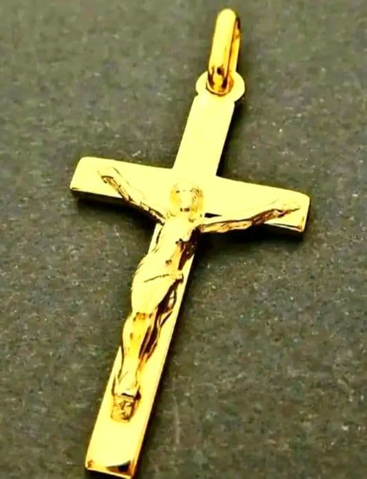 ■フランス製・ヴィンテージクロス■K18YG加工■新品の輝き■名門マルティノ社製