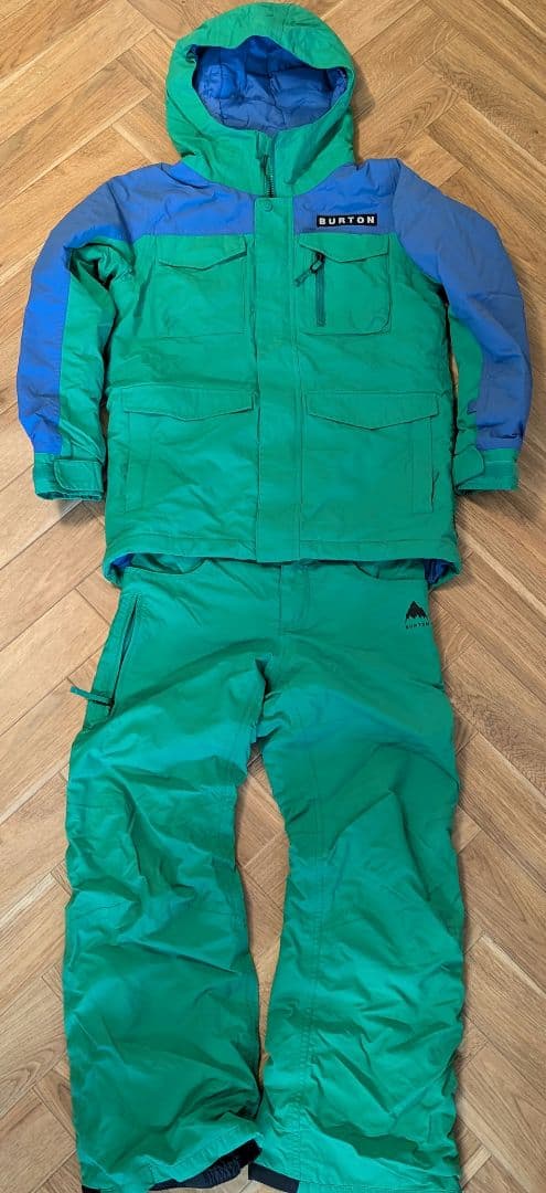 BURTON キッズ スノーボードウェア 上下セット M バートン