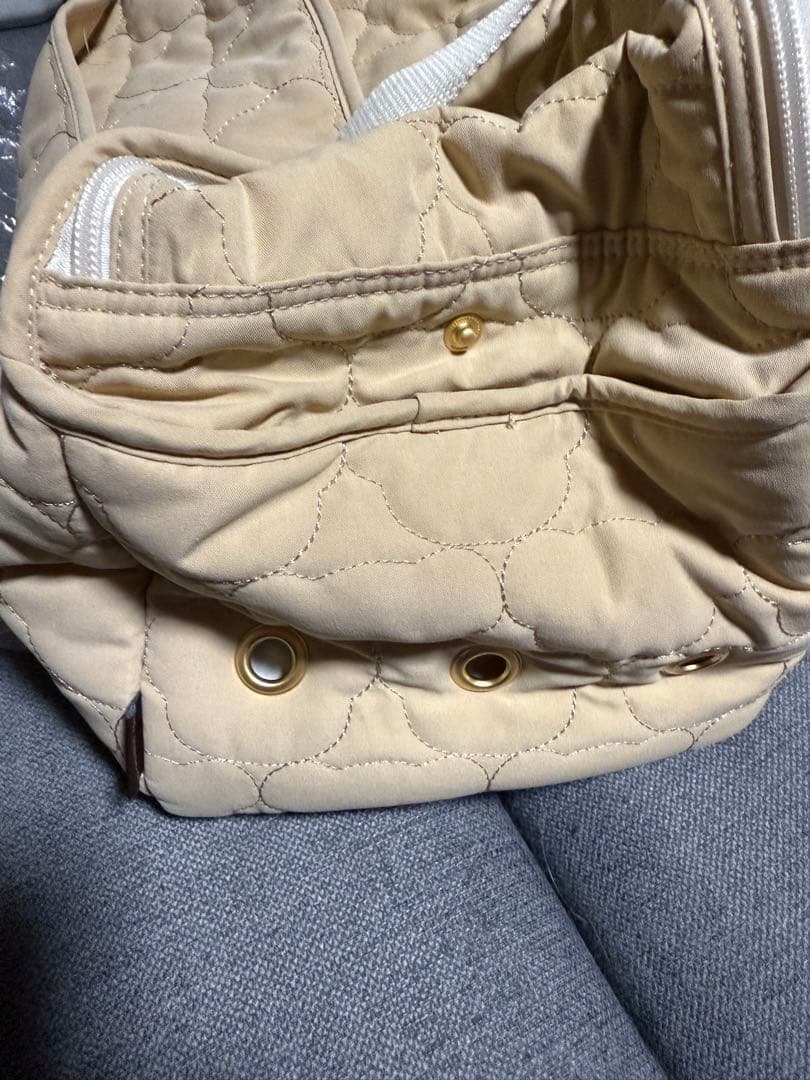 [最終価格] ペットパラダイス　キャリーバッグ　あごのせ　くま柄　ロング　新品