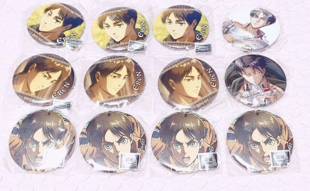 進撃の巨人 エレン イベント限定 缶バッジ attack on titan②