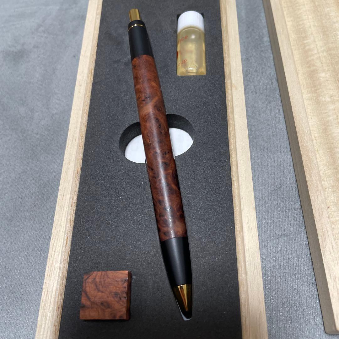 野原工芸　特上花梨瘤杢　シャーペン