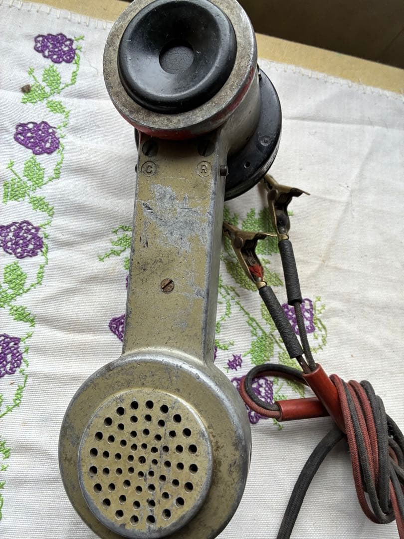 アンティーク　電話機　Werstern Electric 1921年　アメリカ