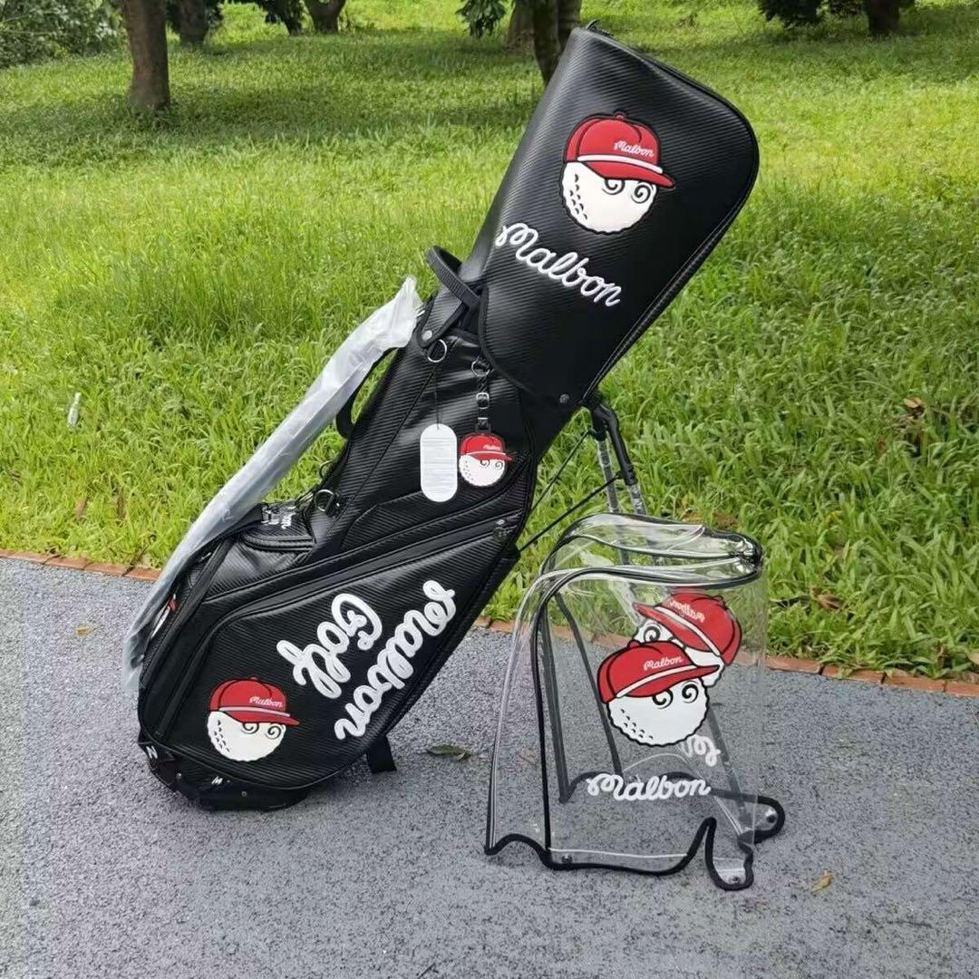 マルボンゴルフ キャディバッグ バッグ&ボストンバッグ 2点セット
