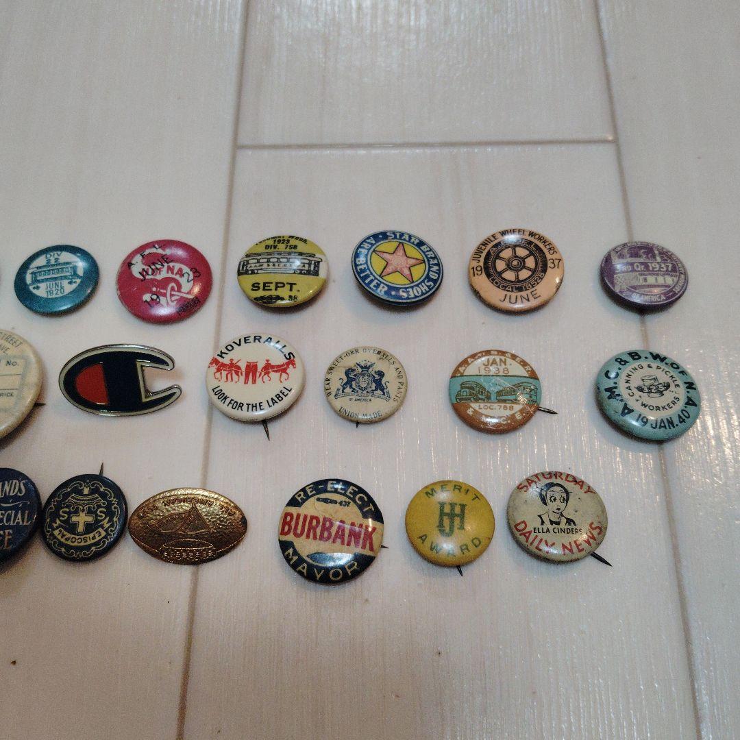 ビンテージ ピンバッジ コレクション