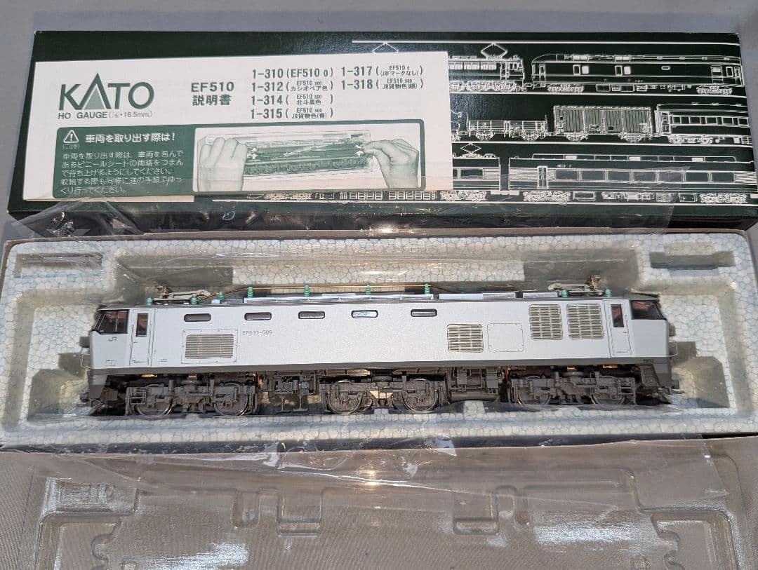 KATO　EF５１０ 500　JR貨物色(銀)　【1-318】　HO　新品