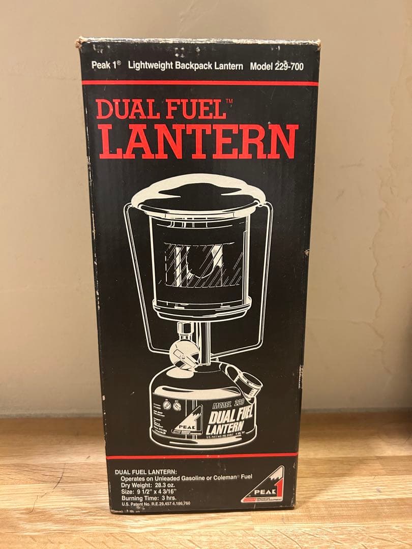 ランタンColeman Peak 229 Dual Fuel Lantern