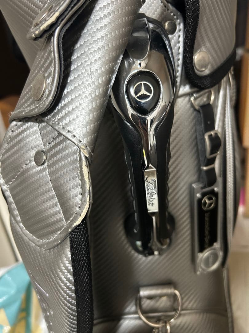 Titleist Mercedes Benz キャディバッグ　シルバー