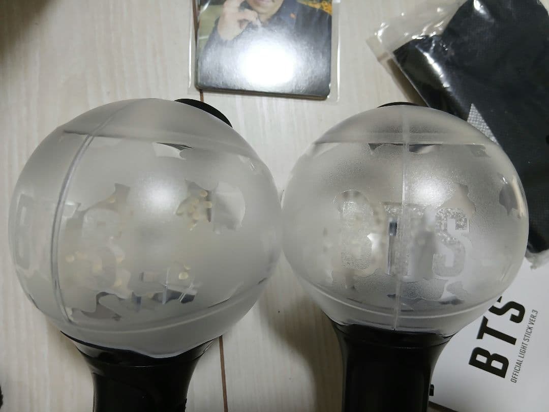 BTS　オフィシャルライトスティックVer.3　2本セット　写真のみです　ペンラ