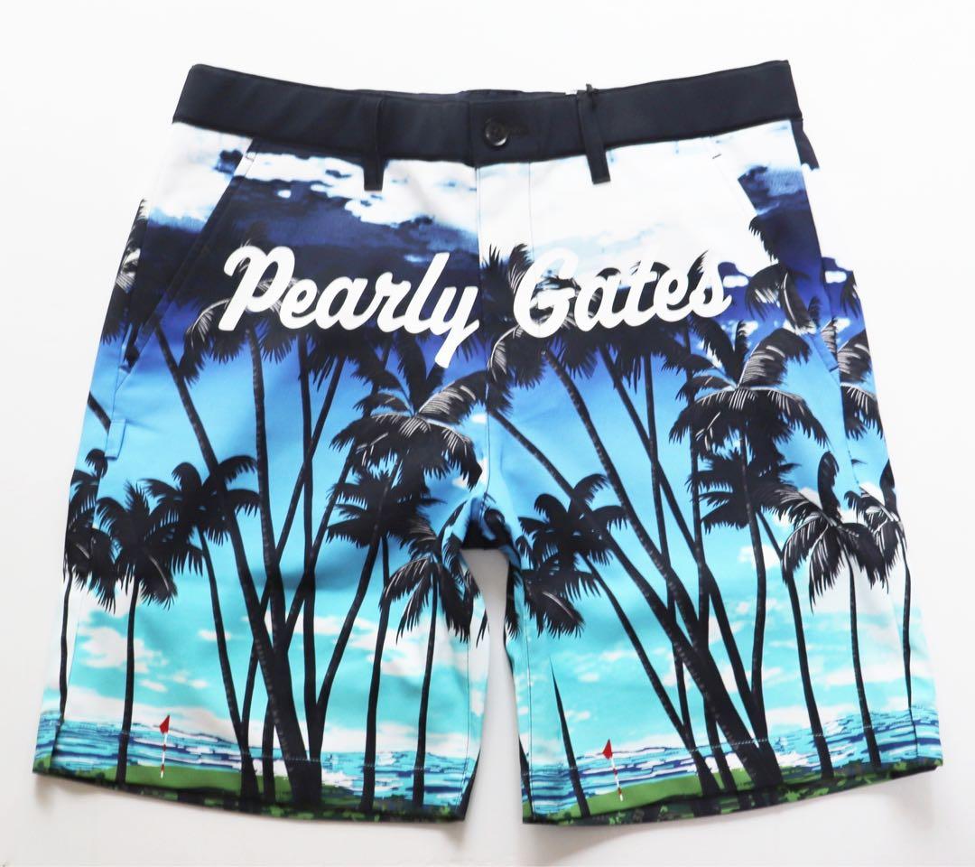 《パーリーゲイツ》新品 ドビーストレッチ ショートパンツ 5(W82~86)