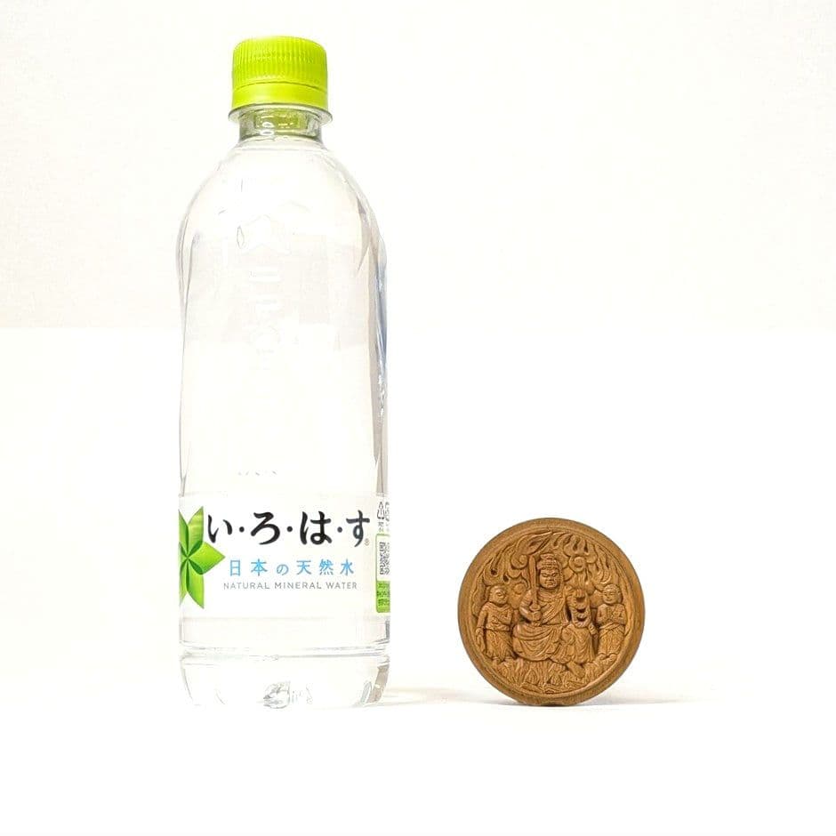 【ゲリラセール・新品】 香合仏　不動明王　白檀　仏龕　懐中仏　不動三尊