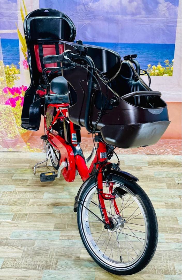 人気モデル！ギュット⭐️12AHパナソニック子供乗せ電動アシスト自転車Y2769