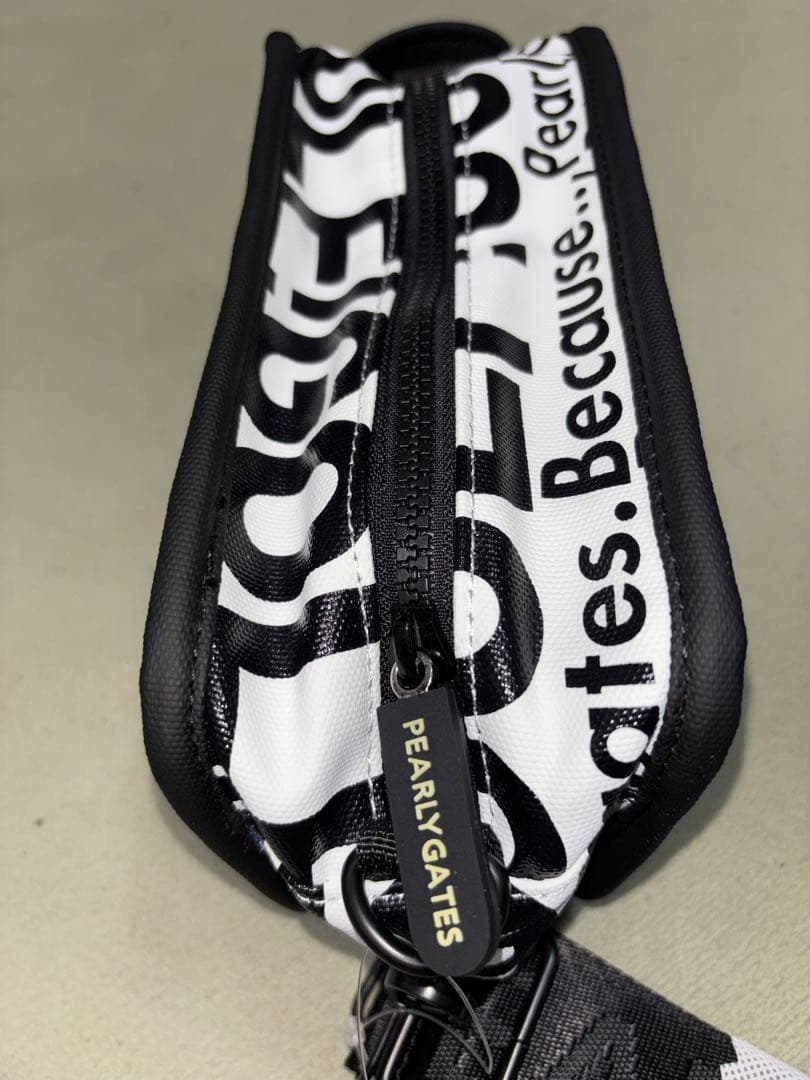 （新品）パーリーゲイツ、GOLFロゴシリーズ、マルチポーチ、ショルダーバッグ