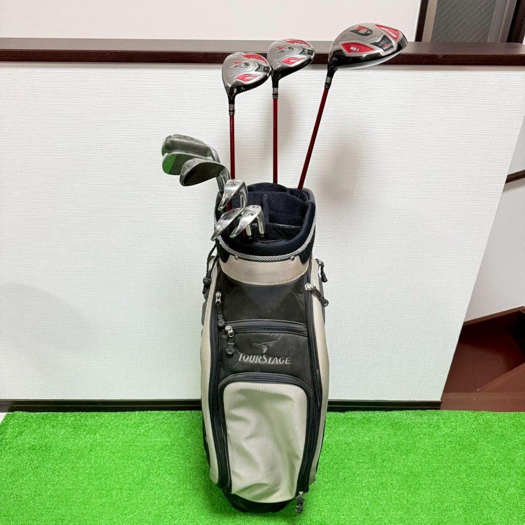 レフティー 左利き ADVISOR ゴルフクラブセット 9本 Sフレックス