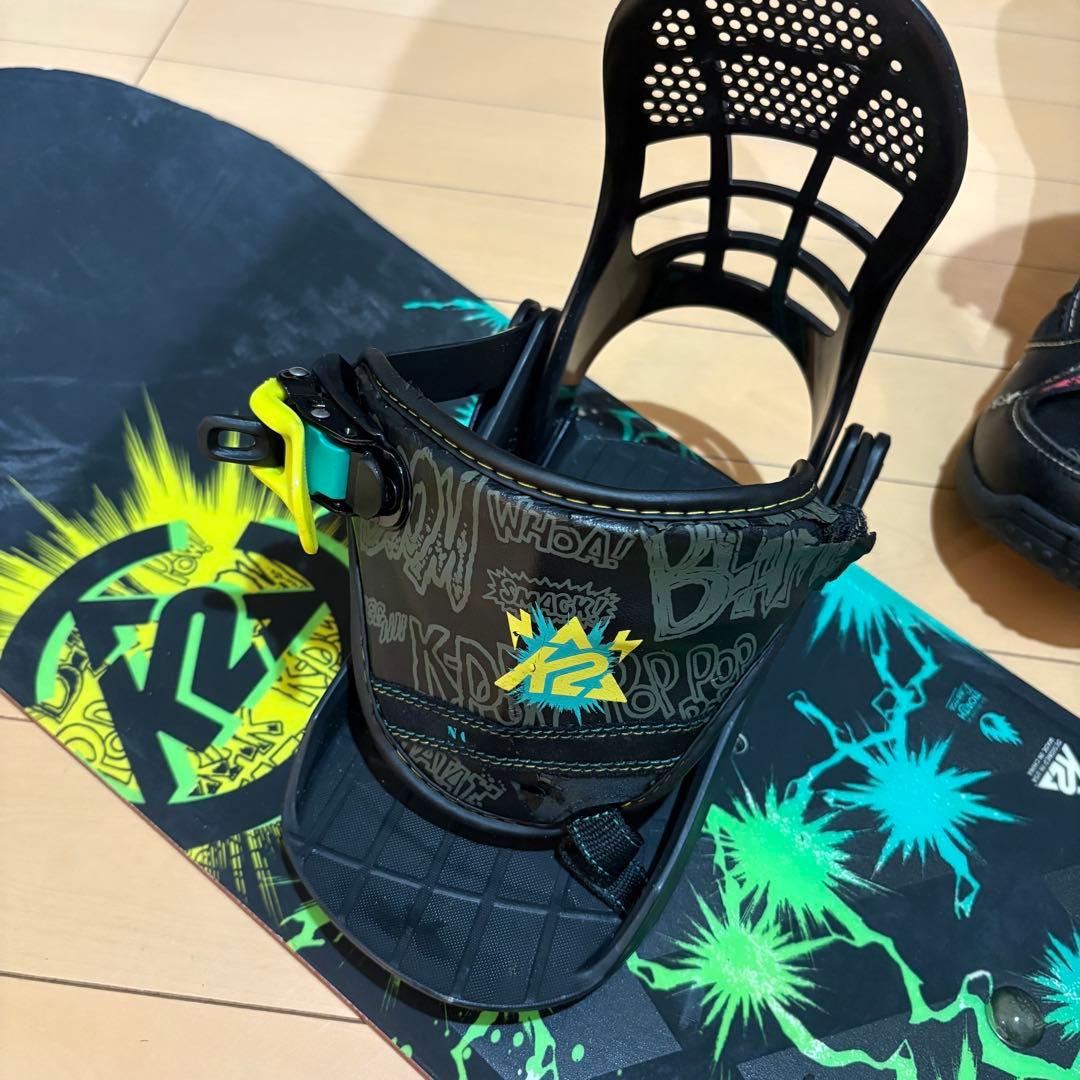 K2 MINI TURBO スノーボードセット　120cm 22cm